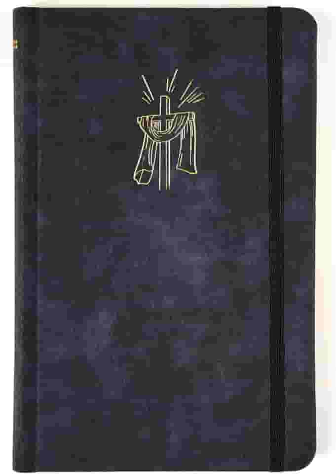 Bíblia Sagrada Slim NVI, Luxo, Tecido azul marinho sobre capa dura, com elástico