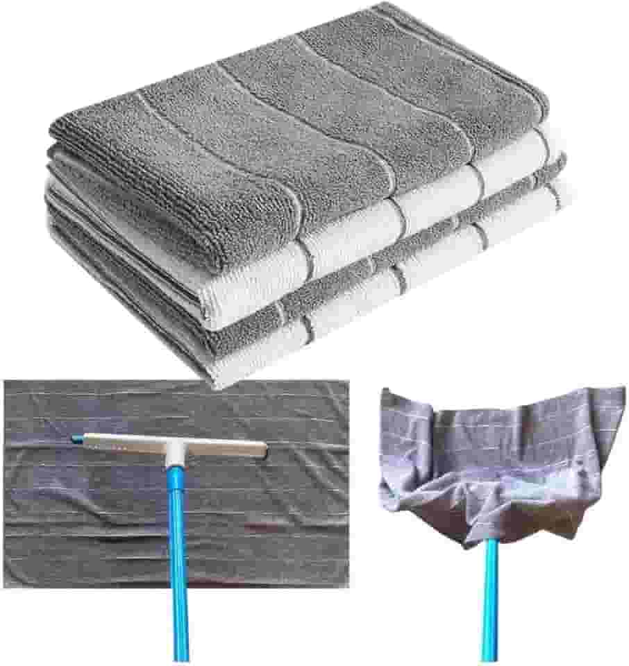 ISKILO 4 Super Pano Chão Microfibra Grande 80x50 Panão Limpeza (cores sortidas)