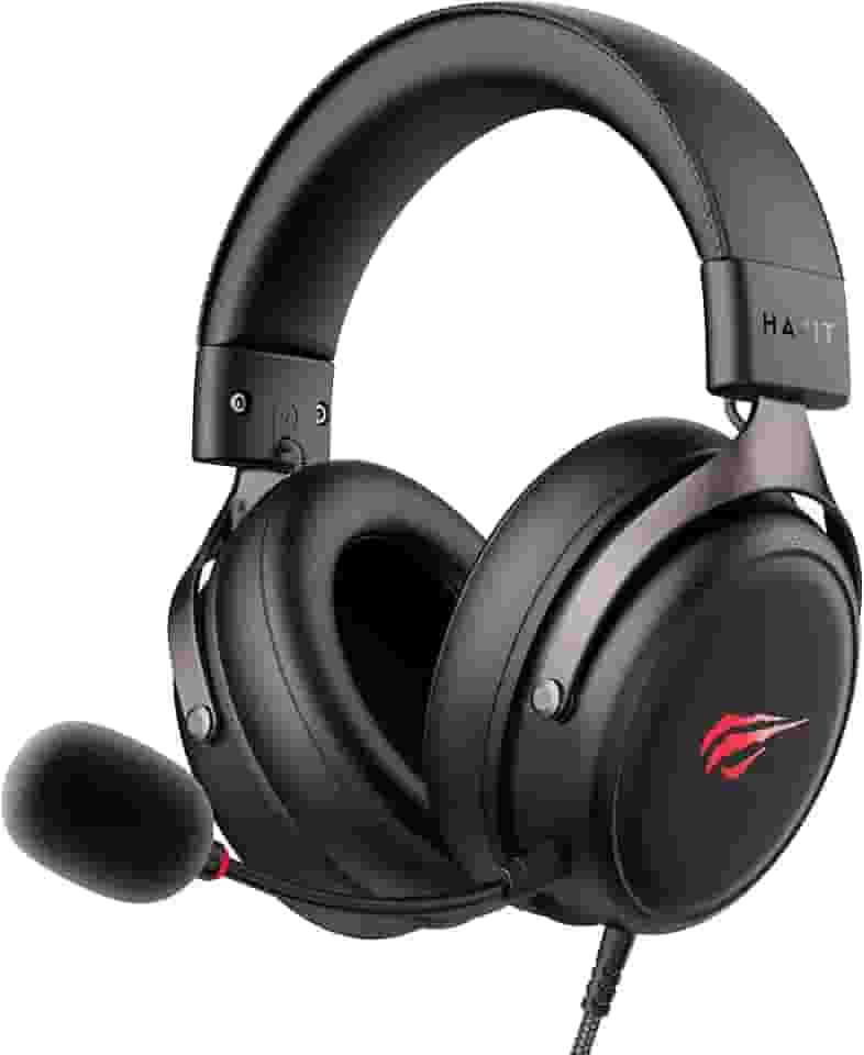 Havit Headphone Fone de Ouvido H2015Y, Gamer, com Microfone, Falante 53mm, Plug 3, 5mm,Preto