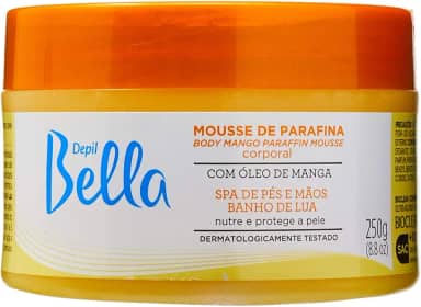 Mousse de parafina Óleo Manga, Depil Bella, 250 G