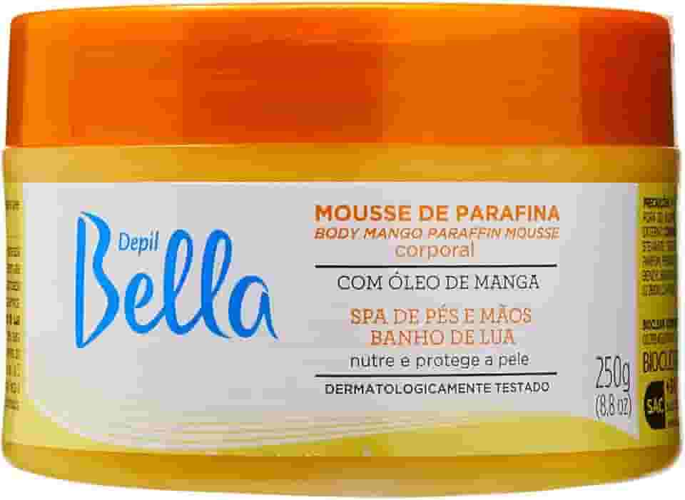 Mousse de parafina Óleo Manga, Depil Bella, 250 G