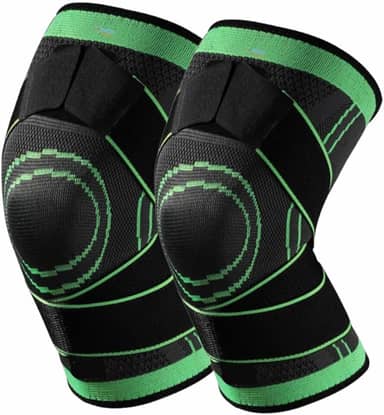 Kit de Joelheira Estabilizadora Patelar Ortopédica Para Ligamentos Rompidos Com Bandagem Ajustável Alta Compressão com Suporte Das Articulações (Tamanho único)