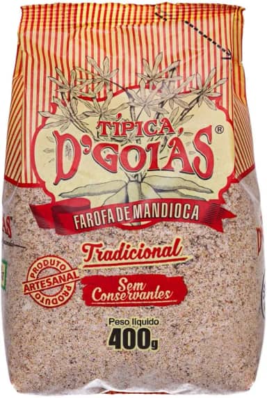 Farofa de Mandioca Típica DGoiás Tradicional 400G