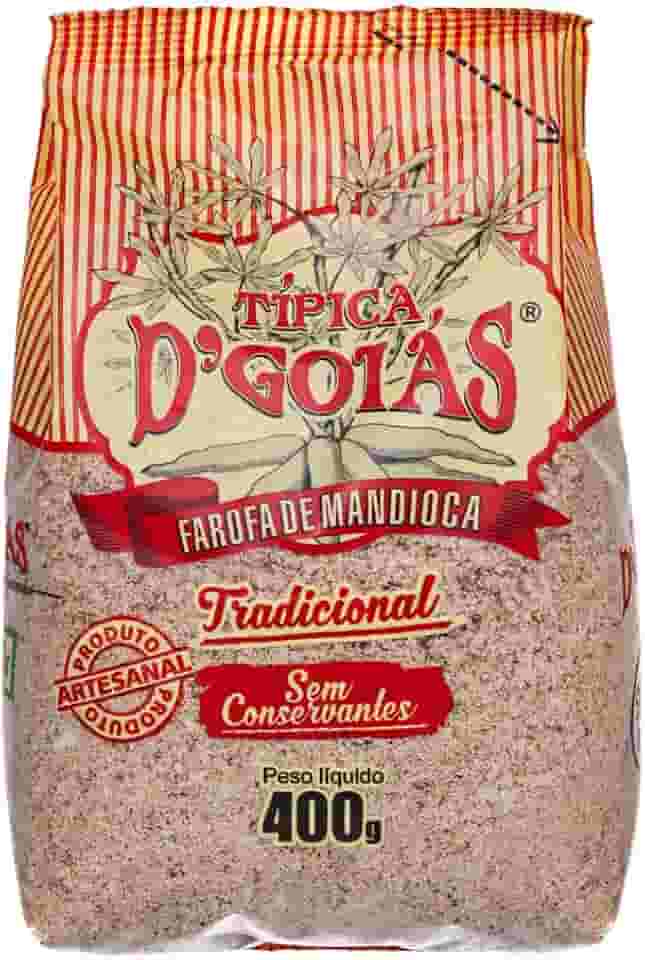 Farofa de Mandioca Típica DGoiás Tradicional 400G