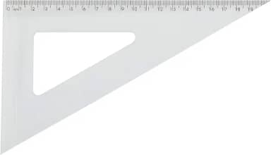Esquadro, Acrimet, 60 Graus, Poliestireno, 21 cm, Transparente