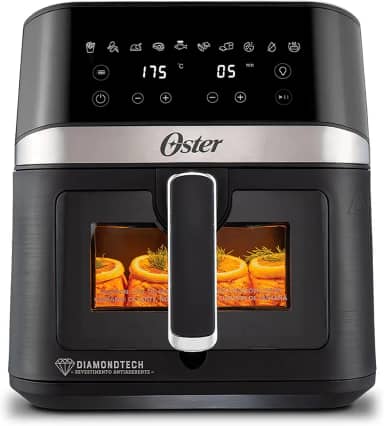 Fritadeira DiamondTech Oster 6L com Visor Transparente - 127V