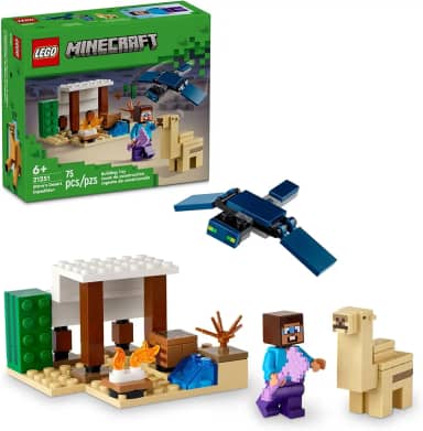 LEGO® Minecraft® – Expedição do Steve ao Deserto Brinquedos para Crianças em Jogo de Aventura 21251
