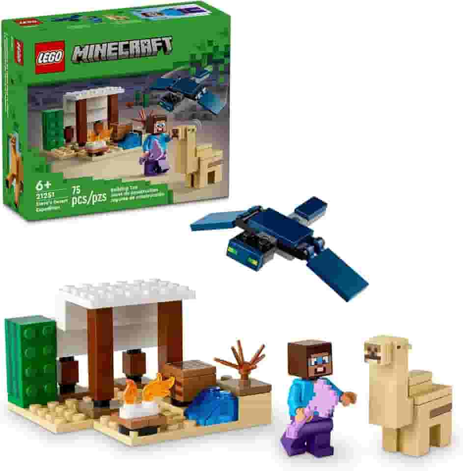 LEGO® Minecraft® – Expedição do Steve ao Deserto Brinquedos para Crianças em Jogo de Aventura 21251
