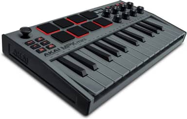 Teclado AKAI Professional MPK Mini MK3, cinza