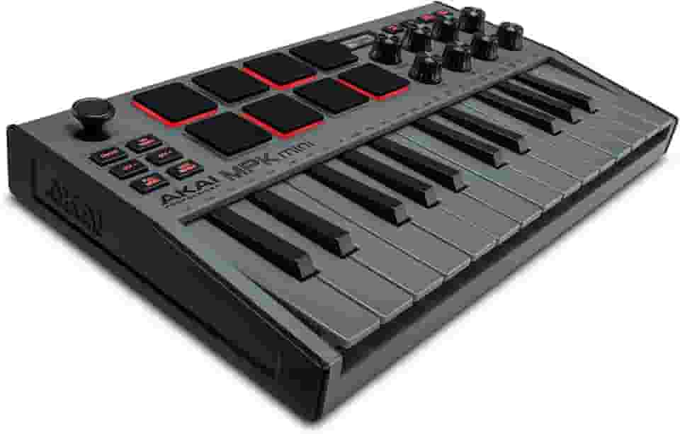 Teclado AKAI Professional MPK Mini MK3, cinza