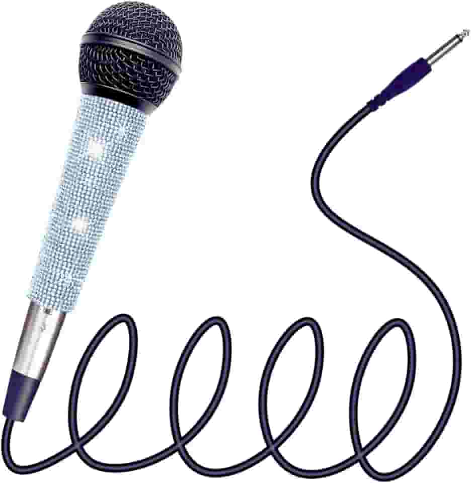 Microfone vocal 58 com cabo XLR, corpo fundido preto e alça prateada brilhante para KTV, canto, DJ, igreja, apresentação, gravação