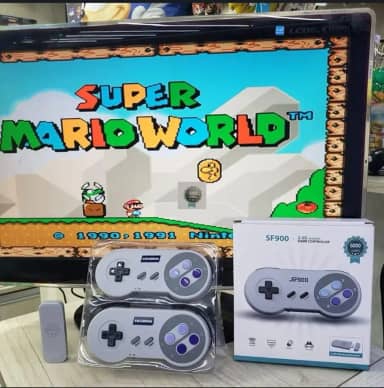 Game Stick Embutido 4700 Jogos 2.4G Controlador Sem Fio HD Mini Console Retrô SF900 Gamestick Clássico HD - YODHE