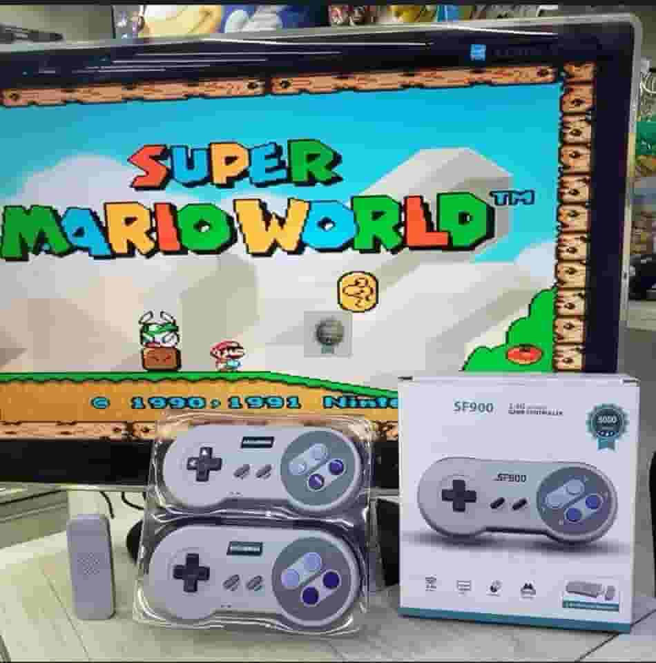 Game Stick Embutido 4700 Jogos 2.4G Controlador Sem Fio HD Mini Console Retrô SF900 Gamestick Clássico HD - YODHE