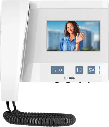 UNID INT PORTEIRO ELETRONICO C/VIDEO HDL VIDEO CLASS - 4.3' BRANCO - 90.02.13.004