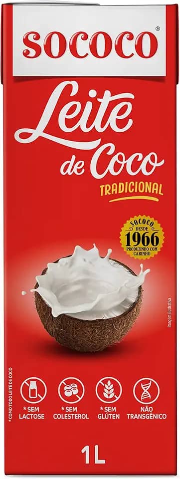 Sococo Leite De Coco Tetra Pak 1L