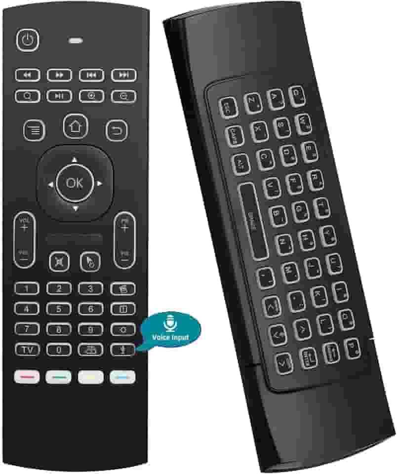 Dupad story Air Mouse, Mini Teclado Mx3 Pro Voice, Controle Remoto Retroiluminado, Sem Fio E De Mouse Aprendizagem Ir, Compatível Com Raspberry Pi, Android Tv Box, Projetor, Htpc, Windows, Mac Os