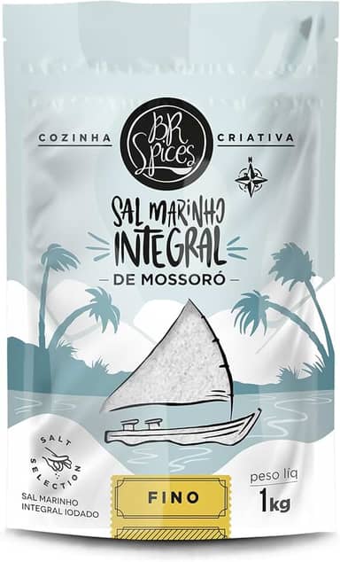 Br Spices Sal Marinho Integral Fino Br Spices Pouch 1Kg