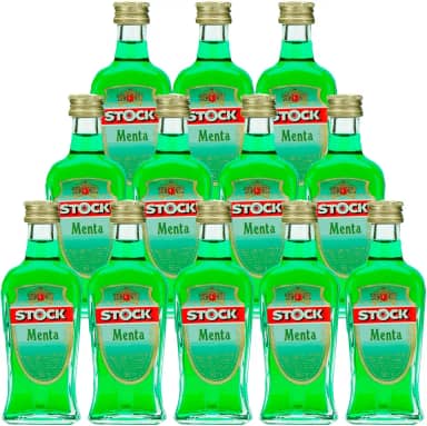 Miniatura Licor de Menta Stock Creme de Menta 50ml 12un