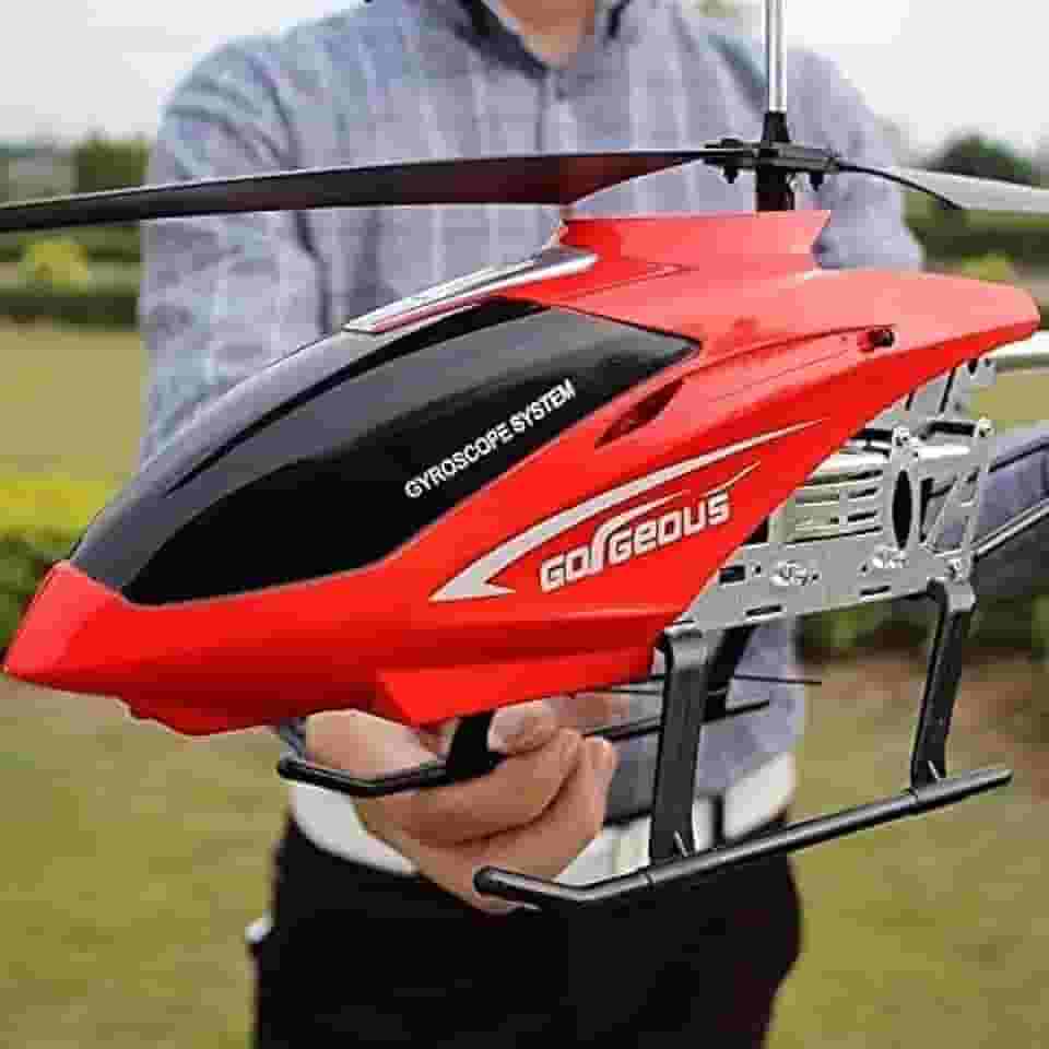Gigante Grande Helicóptero RC 85CM 3.5 Canais Com Giroscópio Luz LED Carregamento De Avião Elétrico Drone Iniciante Para Meninos E Crianças