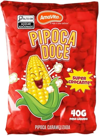 PIPOCA DOCE AMAVITA 40G