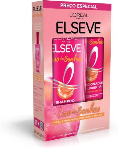Promo Shampoo e Condicionador L'Oréal Paris Elseve Liso dos Sonhos