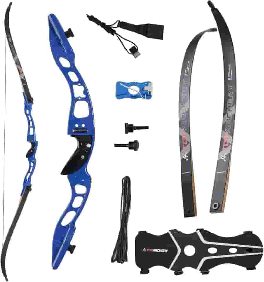 TOPARCHERY Arcos recurvos para adultos, arcos de tiro com arco - Arco de remoção de competição projetado para arqueiros profissionais