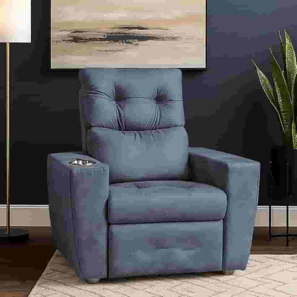 Poltrona Idoso Reclinável 3 Posições Magazine Grafite