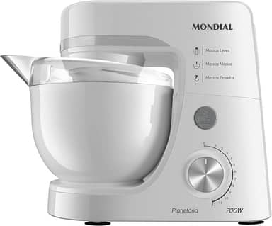 Batedeira Planetária, Mondial, Branco, 700W, 110V - BP-03-W