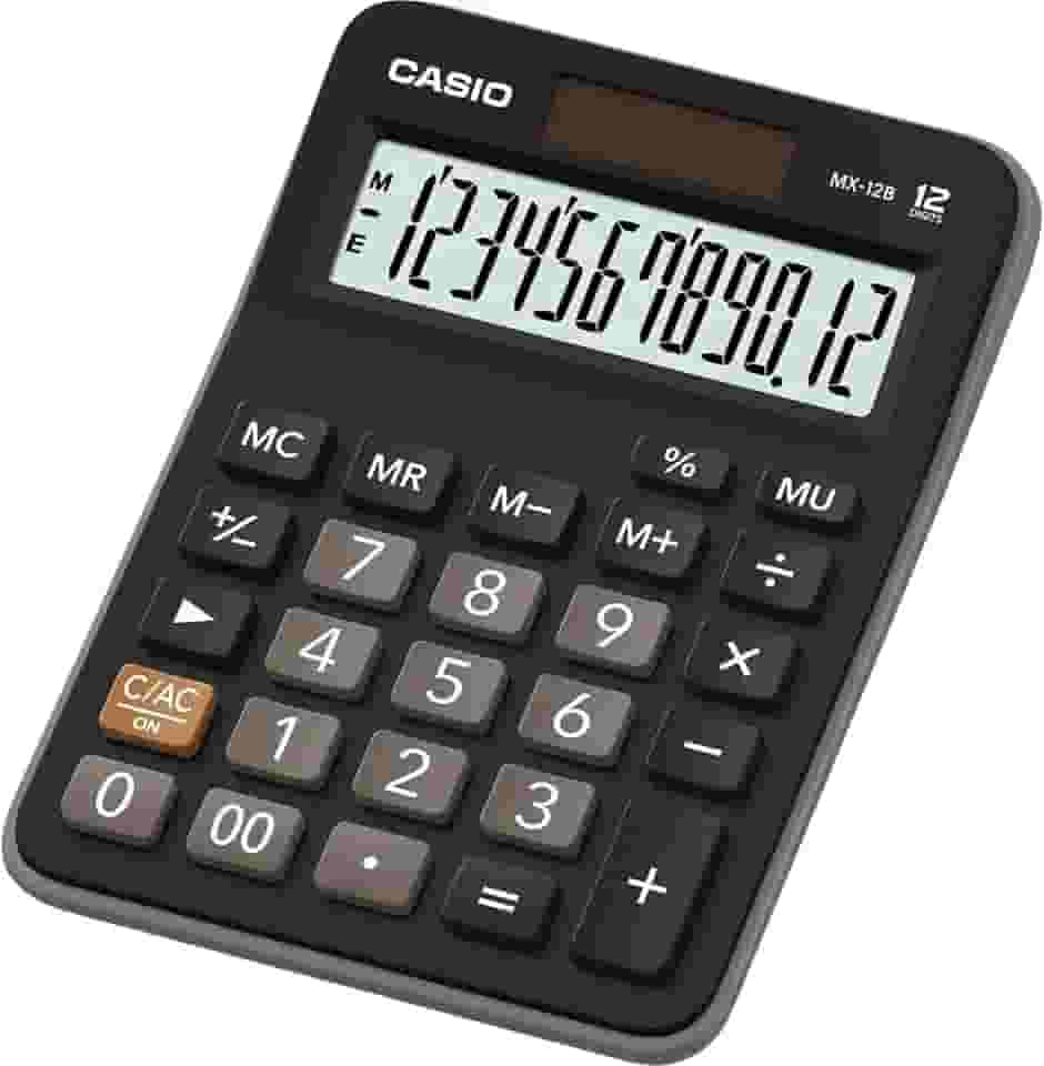 Calculadora de Mesa MX-12B-W4-DC 12 Dígitos Preta Casio