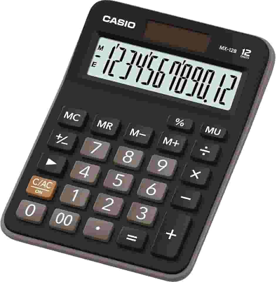 Calculadora de Mesa MX-12B-W4-DC 12 Dígitos Preta Casio