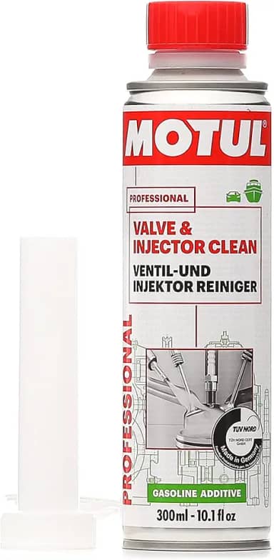 Motul - Aditivo Valve & Injector Clean (300ml) | Limpador de bicos injetores e válvulas para gasolina | Elimina depósitos e restaura a performance do motor