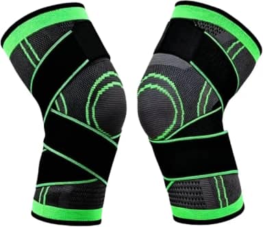 Joelheira de Compressão Ortopédica Profissional para Articulação e Joelho, Suporte de Estabilização para Recuperação Muscular, Alívio de Dor, Lesões, Corrida, Fitness, Musculação e Artrite/Artrose.