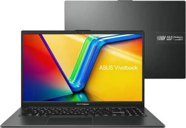 Notebook ASUS VivoBook Go 15, AMD RYZEN 5 7520U, 8GB, 256GB SSD, KeepOS, Tela 15,6' FHD, Mixed Black - E1504FA-NJ731