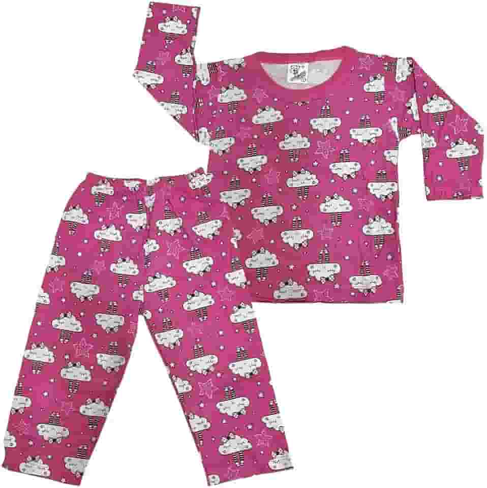 Pijama Malha Longo 100% Algodão Menina