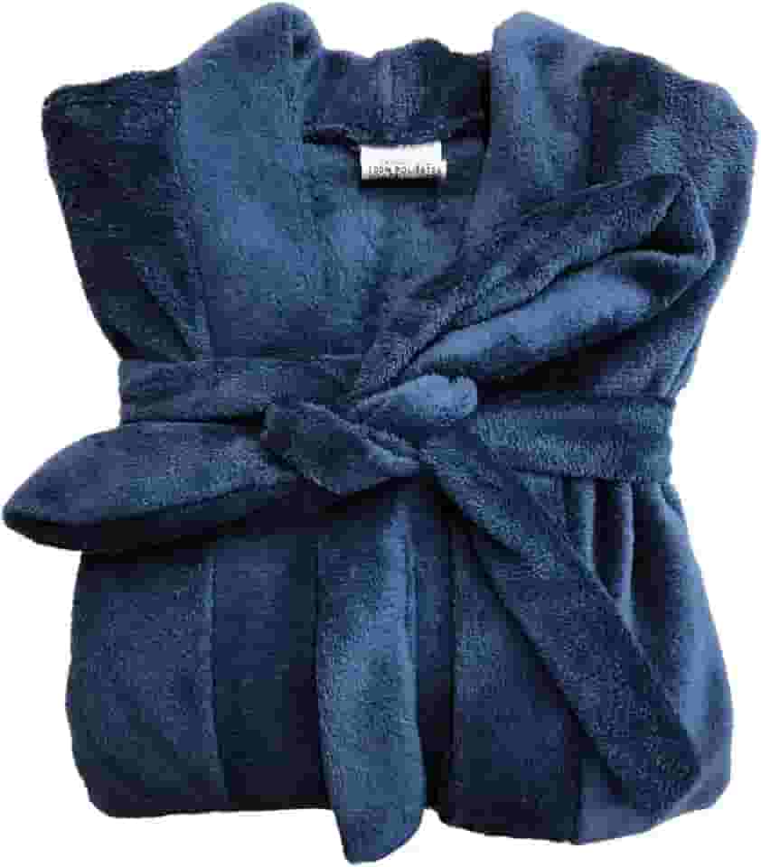 Roupão Microfibra Fleece Feminino e Masculino Adulto Robe Macio Secagem Rápida