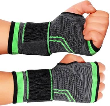 Munhequeira de Pulso Ajustável Ortopédica Compressão de Punho Protetora para Alívio Dor Tendinite e Lesão