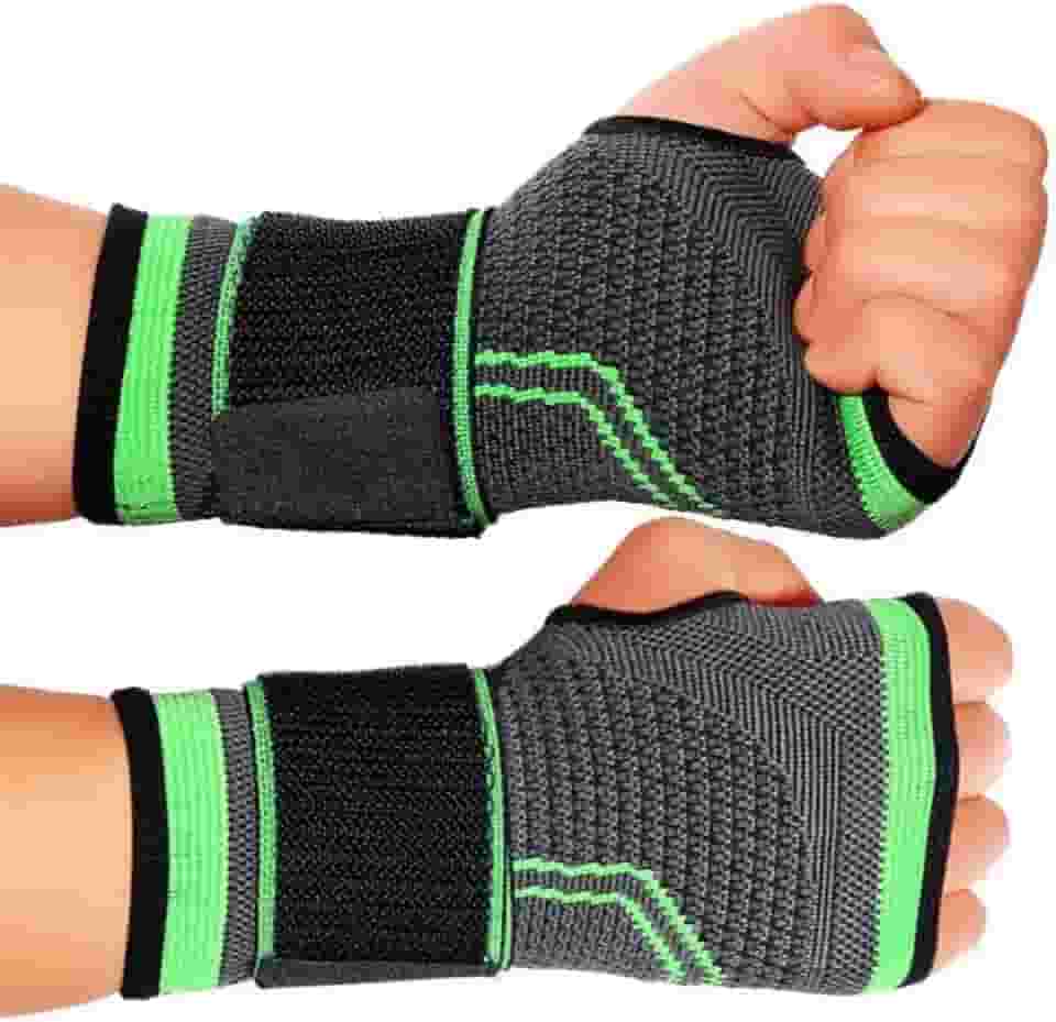 Munhequeira de Pulso Ajustável Ortopédica Compressão de Punho Protetora para Alívio Dor Tendinite e Lesão