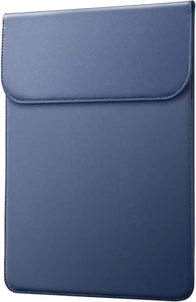 JETech Capa Fina para Laptop para MacBook Air 13 Polegadas (M4/M3/M2) 2022-2025, MacBook Pro 13 Polegadas (M2/M1) 2016-2022, Capa Couro PU (Marinha)