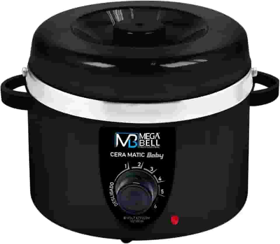 Mega Bell, Panela aquecedora de cera para depilação, Termocera, Cera-Matic Baby, Sem refil, Bivolt, 200g