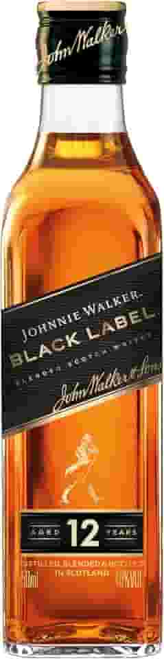 JOHNNIE WALKER Whisky Black Label 12 anos, 50ml