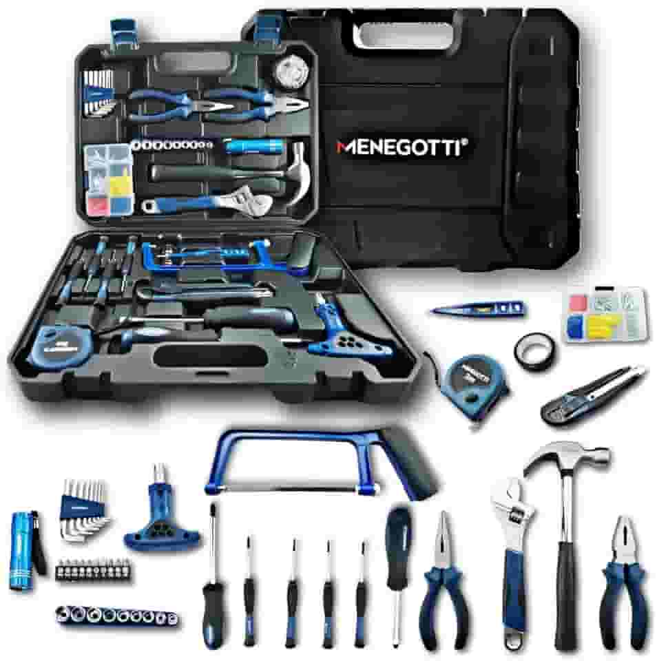 Jogo de Ferramentas Profissional Menegotti 135 Peças com Maleta