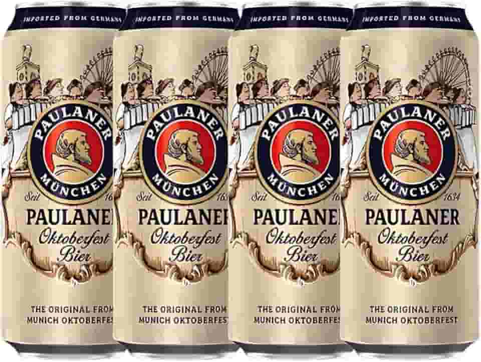 Kit 4 Cervejas Paulaner Edição Especial Oktober Bier 500ml