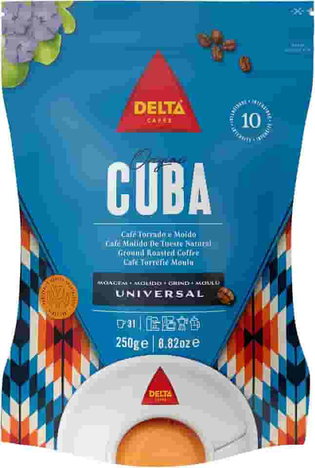 Delta Q Café Torrado e Moído Cuba 250g