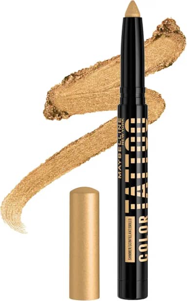 Maybelline Color Tattoo Longwear Multi-Use Sombra Stix, Maquiagem All-In-One para até 24 horas de uso, I am Rare (Gold Shimmer), 1 unidade
