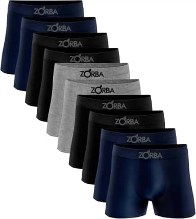 Kit 10 Cueca Boxer Zorba