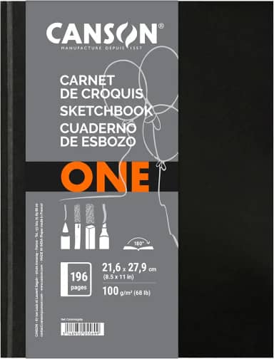 Sketchbook A4 100g/m², Canson, ArTBook One, 98 Folhas