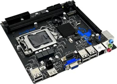Placa Mãe H61S Micro-atx Chipset Intel H61 Audio LGA 1155 16GB de RAM DDR3 4 portas SATA II USB 2.0 Para Processadores Pentium e Celeron 2ª e 3ª Geração - Aitek DELTA H61MK