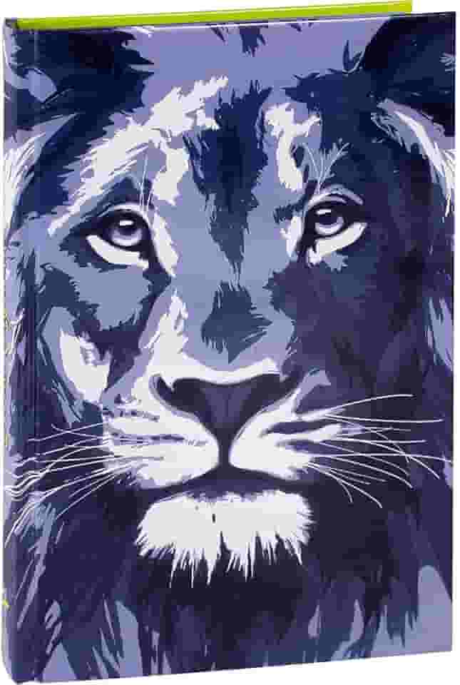 Bíblia Sagrada Almeida Revista e Corrigida - Capa Leão Azul | SBB | Bíblia Sagrada Econômica com beira pintada em verde: Almeida Revista e Corrigida (ARC)