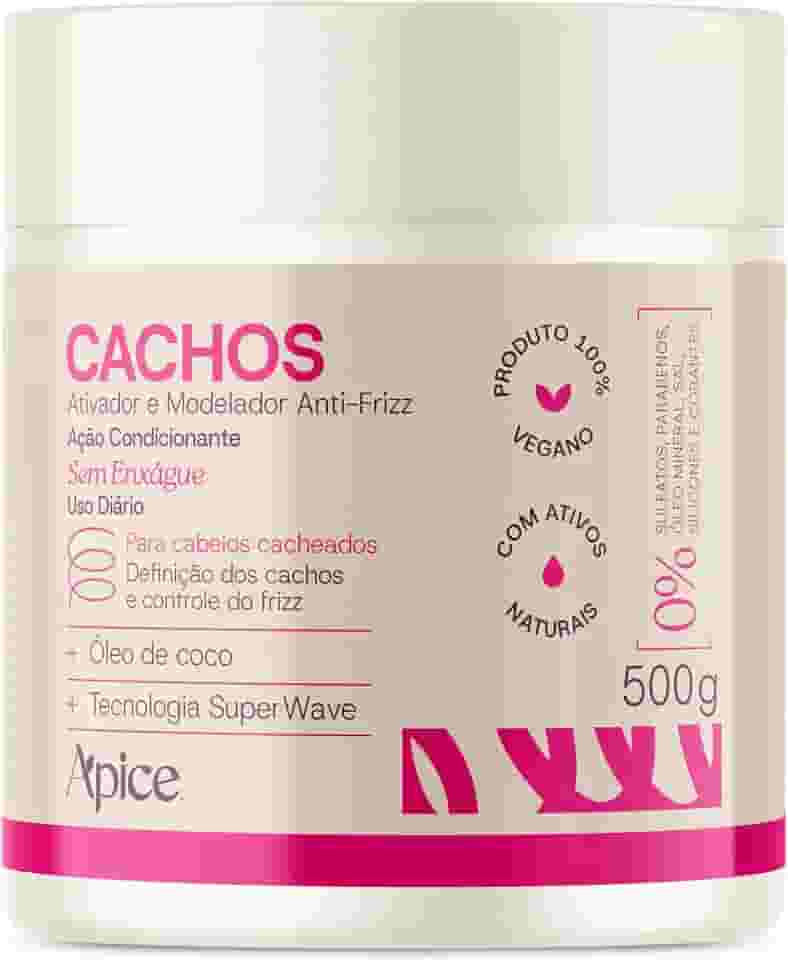 Ativador e Modelador Anti-frizz Cachos 500gr - Nova Fragrância
