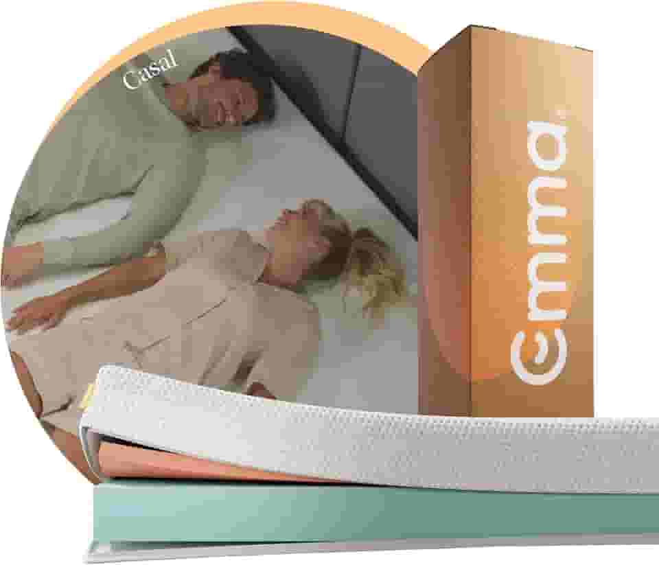 Colchão Casal Emma One Plus – Firme e com suporte ideal, com 10 anos de garantia.